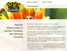 Tablet Screenshot of gardenparadise.it